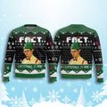 The Office Dwight Schrute Fact Christmas Is Here Ugly Sweater Funny Xmas Clothing - Gearneko