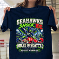 Seattle Seahawks Beat KC Chiefs 23 20 Prediction Draft T-Shirt Football Lovers Gifts - Gearneko