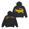 Yeat Merch Dangerous Summer Alligator Zip Hoodie Yeat Apparel - Gearneko