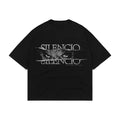 Scrt Store Merch Silencio Black T-Shirt Scrt Store Apparel Streetwear Gifts - Gearneko