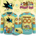 Custom San Jose Sharks Scooby Doo Night Jersey San Jose Sharks Clothing Fan Gear - Gearneko