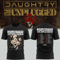 Daughtry Merch 20 Years Unplugged Tour 2026 Rock Music Concert T-Shirt Daughtry Concert Attire - Gearneko