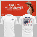 Kacey Musgraves Merch Middle Of Nowhere Tour 2026 White T-Shirt Kacey Musgraves Concert Attire - Gearneko