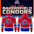 Bakersfield Condors Merch Warming Up Game Night Hoodie Bakersfield Condors Apparel - Gearneko