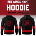 Toledo Walleye 2026 Red Wings Night Hoodie Toledo Walleye Apparel Fan Gear - Gearneko