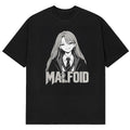 Malfroid Monochrome Manga Girl T-Shirt Malfroid Clothng Anime Lovers Gifts - Gearneko