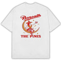 Beneath The Pines Halloween Devils Night T-Shirt Girl In The Moon Clothing Gift Ideas - Gearneko
