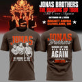 Jonas Brothers Merch Burning Up All Over Again Shirt Jonas Brothers Clothing - Gearneko