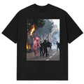 Pink Panther Riot Gas Mask Chaos Street Protest Poster Shirt France Riots Clothing Protest Apparel - Gearneko