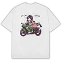 Anime Schoolgirl Kawasaki Sportbike T-Shirt Best Presents For Anime Lovers - Gearneko