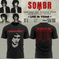 Sombr Merch You Are The Reason Tour Black T-Shirt Sombr Clothing Music Lover Gifts - Gearneko