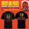 Twenty One Pilots X Ohio State Tour At Ohio Stadium T-Shirt Twenty One Pilots Merch - Gearneko