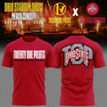 Twenty One Pilots Merch X Ohio State Buckeyes Football Stadium Tour T-Shirt Football Fan Gear - Gearneko