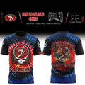 San Francisco 49ers Merch x Grateful Dead Skeletons Shirt Football Lovers Gifts - Gearneko
