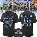 Tampa Bay Rays 2026 AL Champions Locker Room Shirt Tampa Bay Rays Gameday Clothing - Gearneko