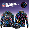 Pittsburgh Steelers Merch 2026 Crucial Catch Intercept Cancer Hoodie Steeler Nation Gifts - Gearneko