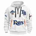 Tampa Bay Rays 2026 ALCS Champions Half Zip Hoodie Tampa Bay Rays Hooded Sweatshirt - Gearneko