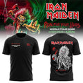 Iron Maiden Merch Run For Your Lives World Tour Black Shirt Great Gifts For Metalheads - Gearneko