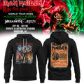 Iron Maiden Merch Run For Your Lives World Tour Hoodie Great Gifts For Metalheads - Gearneko