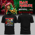 Iron Maiden Merch Run For Your Lives World Tour Shirt Presents For Huge Fans - Gearneko