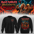 Iron Maiden Merch Run For Your Lives World Tour Sweatshirt Best Presents For Metalheads - Gearneko