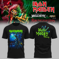 Iron Maiden Merch Run For Your Lives World Tour T-Shirt Metalheads Present Ideas - Gearneko