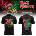 Iron Maiden Merch Run For Your Lives World Tour T-Shirt Iron Maiden Clothes Best Fans Gifts - Gearneko