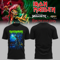 Iron Maiden Merch x Megadeth Run For Your Lives World Tour 2026 Shirt Iron Maiden Clothing - Gearneko