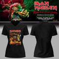 Iron Maiden Merch Run For Your Lives World Tour 2026 V-Neck Shirt Cool Gifts For Iron Maiden Lovers - Gearneko