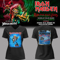 Iron Maiden Merch Run For Your Lives 2026 In Canada V-Neck Shirt Iron Maiden Outfits - Gearneko