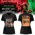 Iron Maiden Merch Run For Your Lives World Tour 2026 V-Neck Shirt Iron Maiden Concert Outfits Fan Gifts - Gearneko