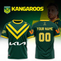 Personalized Australian Kangaroos Merch RLWC26 T-Shirt Australian Kangaroos Apparel Fan Gear - Gearneko