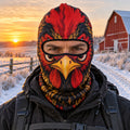 Funny Angry Rooster Face Ski Mask Winter Outdoor Gift - Gearneko