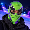 Funny Green Alien Face Ski Mask Winter Sports Gift - Gearneko
