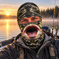 Funny Largemouth Bass 3D Face Mask Fishing Gift For Men - Gearneko