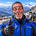 Funny Laughing Biker Face Ski Mask Motorcycle Winter Gift - Gearneko