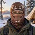 Funny Moose Face Balaclava Camping Gift For Outdoor Lovers - Gearneko