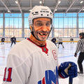 Funny Old Man Hockey Player Face Mask Sports Lover Gift - Gearneko