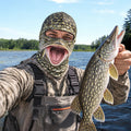 Funny Pike Face Mask Fishing Lover Gift For Men - Gearneko