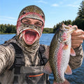 Funny Trout Face Mask Fishing Lover Gift For Men - Gearneko
