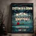 System Of A Down Pasadena CA Event Poster System Of A Down Concert Poster Unique Fan Gifts - Gearneko