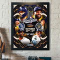Tampa Bay Rays Vs Milwaukee Brewers 2026 World Series Event Poster MLB Merch Gifts For Brew Crew - Gearneko