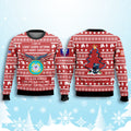 US Coast Guard Veteran God Bless America Ugly Christmas Sweater Xmas Gifts For Veterans - Gearneko