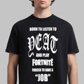 YEAT X Fortnite Forced To Have A Job T-Shirt Yeat Clothes Presents For Fans - Gearneko