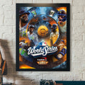 Milwaukee Brewers Vs Tampa Bay Rays World Series Matchup Face Off Poster Tampa Bay Rays Merch - Gearneko