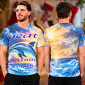 Yeat X Fortnite Merch Collection Dolphin All Over Shirt Mt Joy Clothing Gift For Boyfriend - Gearneko