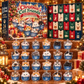 Christmas Cat Friends Cute Kittens In Cups Xmas Advent Calendar Christmas Eve Countdown - Gearneko