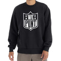 We Punt Shirt Drew Allen Black Sweatshirt Football Humor Apparel Best Gifts For Sports Lovers - Gearneko
