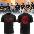 Ohio State Buckeyes Merch Jesus Won T-Shirt 2026 Ohio State Buckeyes Apparel Fan Gear - Gearneko