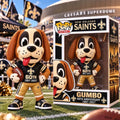 New Orleans Saints Gumbo Mascot 60th Anniversary Funko Pop Figure New Orleans Saints Merch - Gearneko
